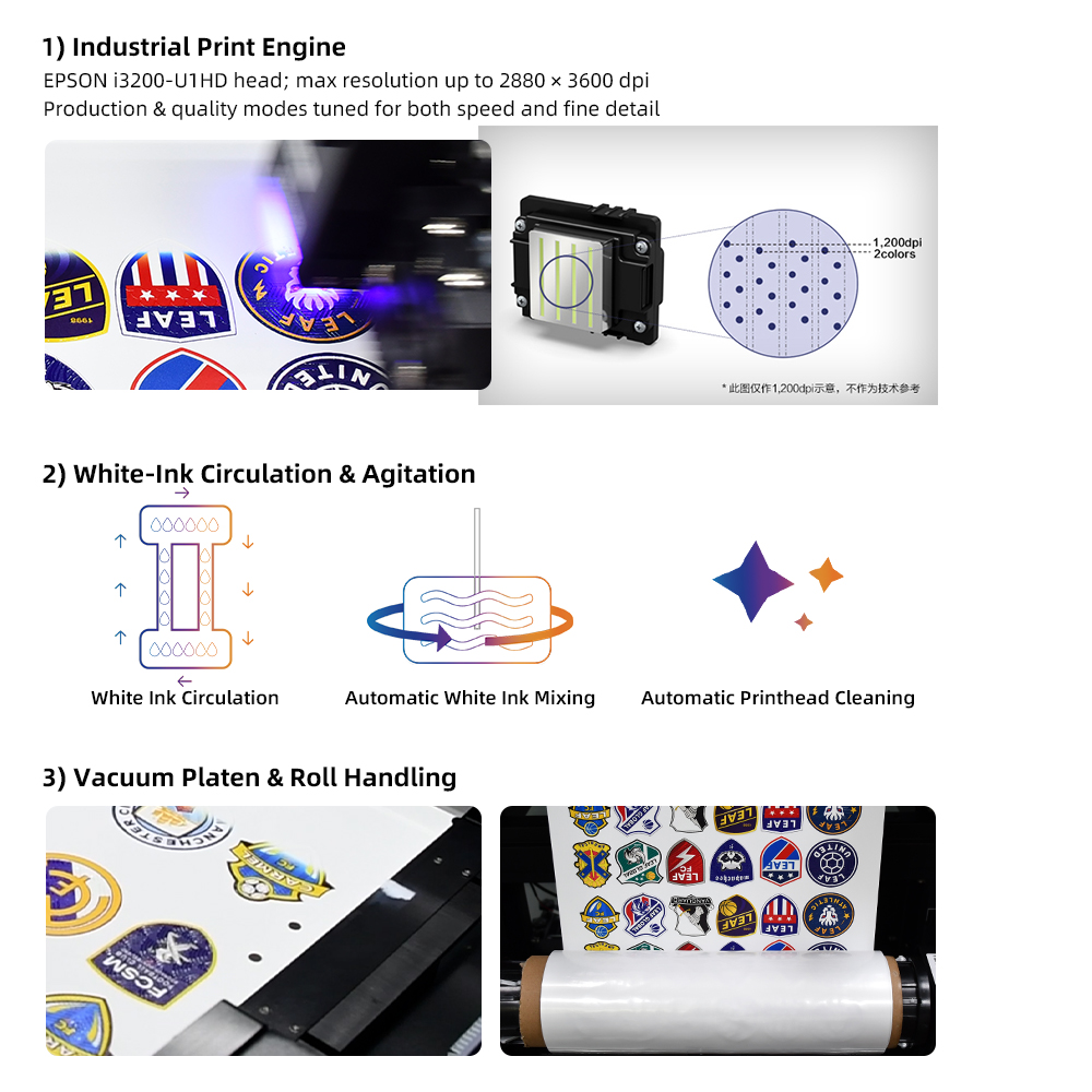 Dtf Printer Machine - Impressora de Etiquetas UV DTF LEAF