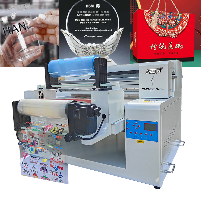 Impressora UV DTF plana e rolo - Commercial Uv Printing Machine avaliação e preço