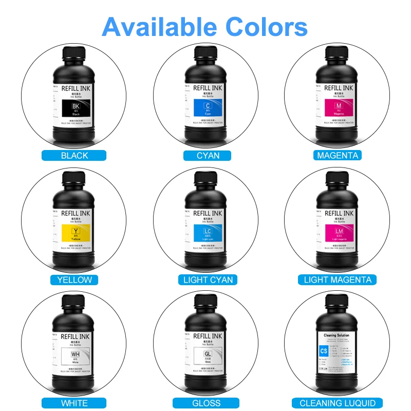 250ml led tinta uv para dx4 dx - Printhead Dx5 Epson avaliação e preço