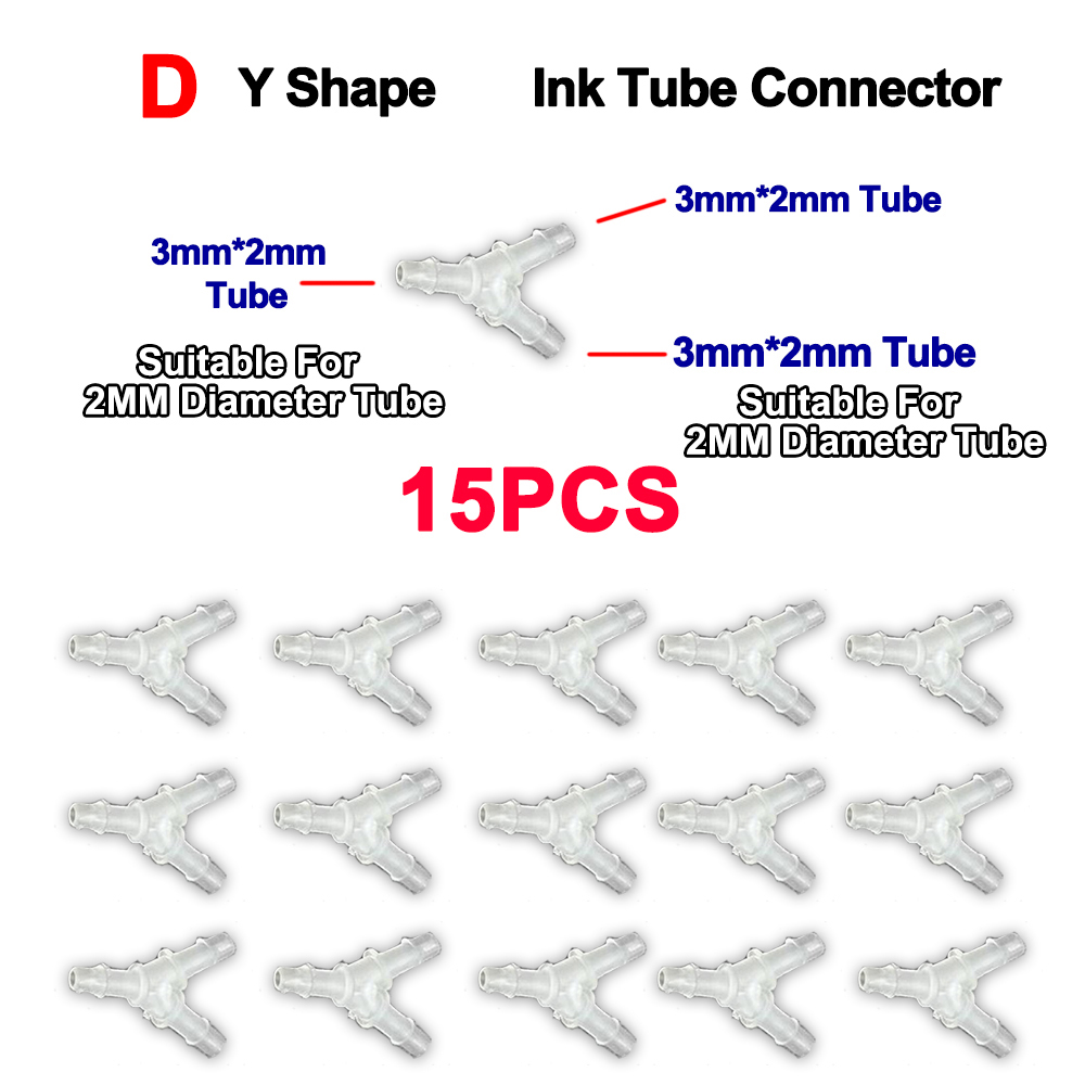 15 peças conector de tubo de t - Dtf Printer Machine avaliação e preço