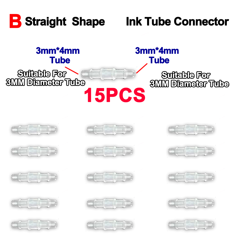 15 peças conector de tubo de t - Dtf Printer Machine avaliação e preço