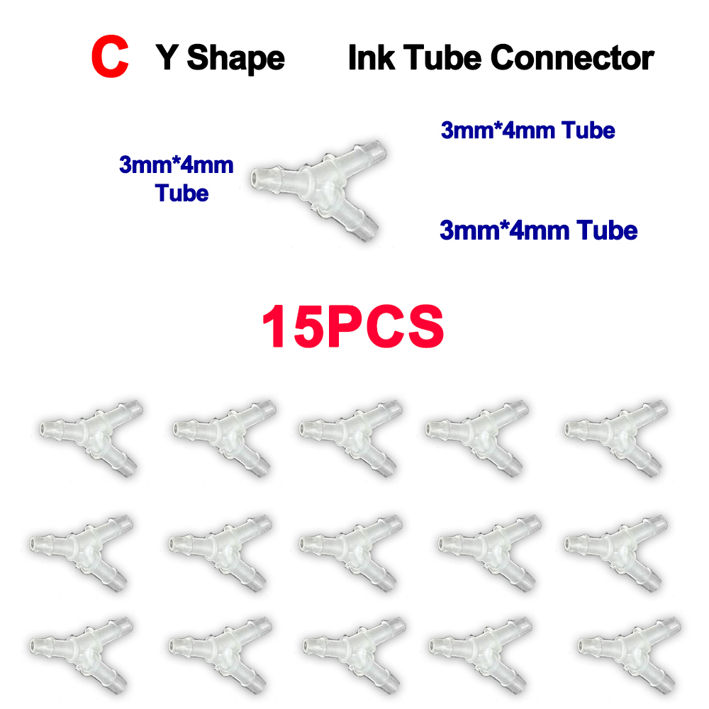 15 peças conector de tubo de t - Dtf Printer Machine avaliação e preço