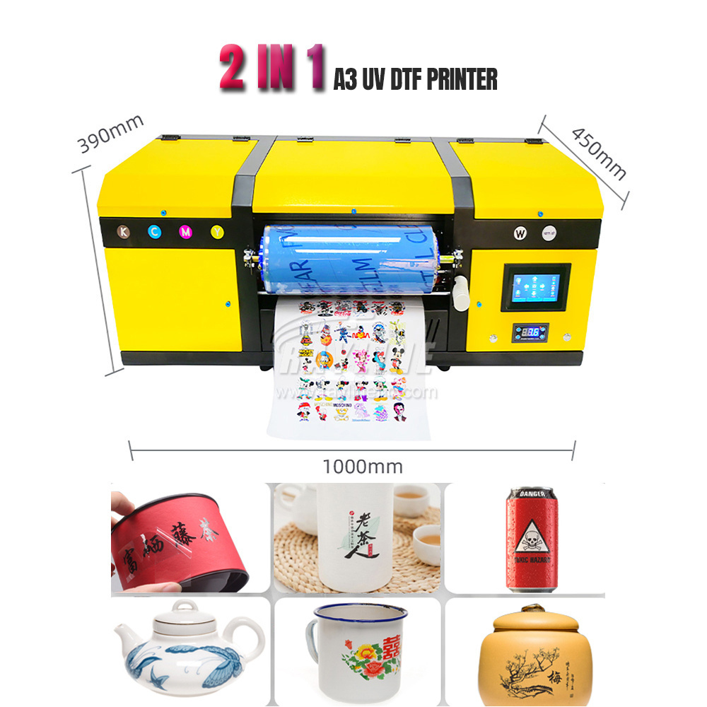Dual Heads Impressoras, hologr - Dtf Printer Machine avaliação e preço